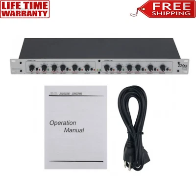 234XS Crossover Stereo 2-Way/3-Way Electronic Crossover Mono 4-Way Audio for DBX - Image 1 of 4