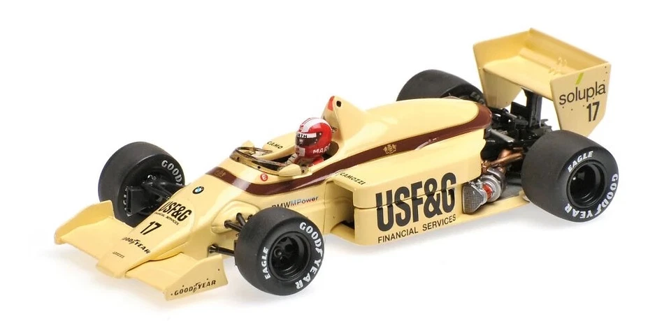 Arrows A8 Gp. Belgien Nummer / n° 17 Marc Surer 1986, MINICHAMPS 1:43 - Bild 1 von 3