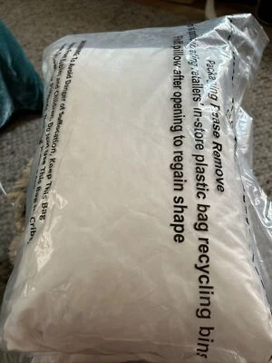 NIP Threshold  Toss Pillow Waterfowl Feathers X2. 18 X12 In.Shell Cotton 100 - Image 1 of 3