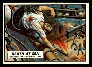 1962 Topps Civil War #7 Death at Sea NM