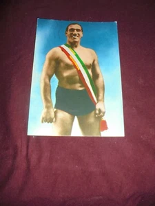CARTOLINA PRIMO CARNERA - VIAGGIATA - Picture 1 of 1