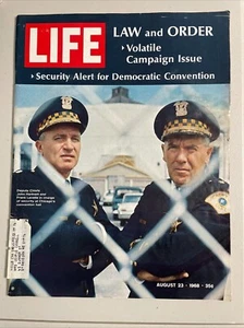 LIFE Magazine - August 23, 1968 - Democratic Convention, Law & Order, Joel Grey - Picture 1 of 2