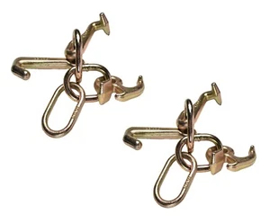 2x RTJ Cluster Hook Tow Truck Car Hauler Trailer Auto BodyFrame Hook WLL 4,700lb - Picture 1 of 11