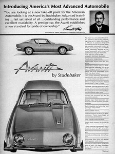 1962 Studebaker Avanti "America's Most Advanced Automobile" Original Ad - Picture 1 of 1