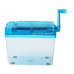 Mini Shredder Safe Effective Labor-saving Manual A6 Paper Shredder Long Lasting - Picture 1 of 10