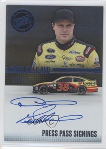 2015 Press Pass Signings Blue /99 David Gilliland #PPS-DG Auto