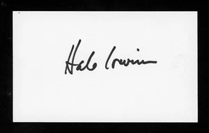Hale Irwin PGA Golfer, World Golf Hall of Fame Signed 3x5 Index Card G1044 - Picture 1 of 1