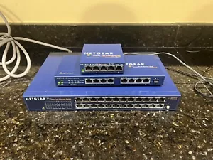 Netgear FS524 DS108 FS105 Port 10 / 100 Mbps Ethernet Switch W/ Power Supply - Picture 1 of 10