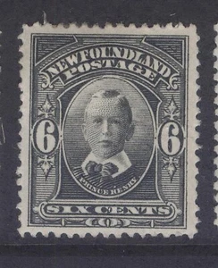 NEUFUNDLAND 109iiv 1911 6c ROYAL FAMILY RE-ENTERED TOP FRAMELINES VF MPH CV $ 40  - Bild 1 von 2