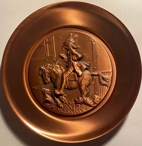 Norman Rockwell Copper Collector Plate, Yankee Doodle 1978, #3482 - Picture 1 of 6