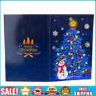 FuMeiJiaJiaJu DIY Diamond Drawing Weihnachtskarte 5D, Diamond Drawing Karte mit 