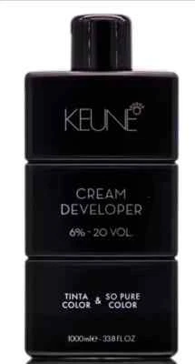 Keune Cream Developer 6%. 20 VOL 1000ML Free Shipping World Wide - Image 1 of 3
