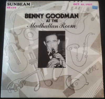 BENNY GOODMAN ~ AT THE MANHATTAN ROOM, OCT 21, 1937 ~ SEALED LP 1972 - Image 1 of 2
