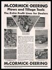1937 Mccormick Deering Tractor Ih Chicago Photos Plows & Tillage Tools Print Ad