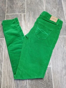 Abercrombie Niños Pana Leggings Jeans Verde Talla 14 Bolsillos Ajustados Verano Sprin - Imagen 1 de 7