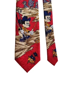 CRAVATTA LOGO TOPOLINO CARTONI ANIMATI VINTAGE COLLEZIONE KRAWATTE - Imagen 1 de 8