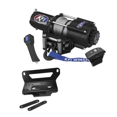 Kit combinado de cabrestante KFI 4500 lb (M3) para John Deere Gator RSX 860i 2016-2017 Foto 1 de 4