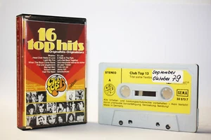 Auswahl: MUSIKKASSETTE  "CLUB TOP 13" - DEUTSCHE CHART HITS - OLDIES - Picture 1 of 126
