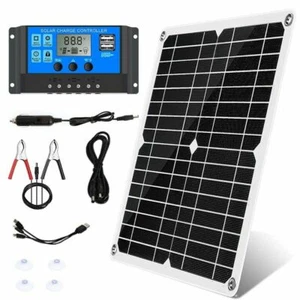 Solar Panel 10A 20A 30A Battery Charge Controller LCD Regulator Dual USB 12V/24V - Picture 1 of 22