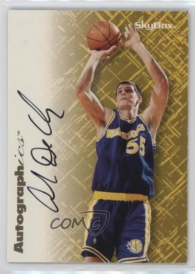 1996-97 Skybox Premium Autographics Black Ink Andrew DeClercq Auto - Image 1 of 3