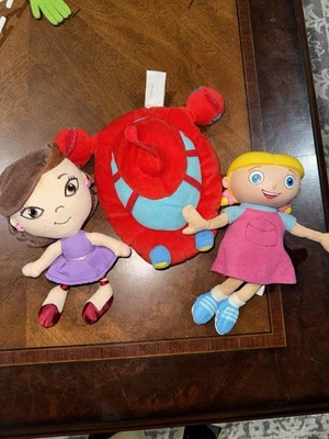 Lote de peluches Little Einstein 2006 vintage x3 June Annie Rocket Foto 1 de 4