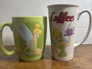 Disney "TINK" Tinkerbell große Kaffeetasse/Tasse 2 Stück Disney Store exklusiv - Bild 1 von 4