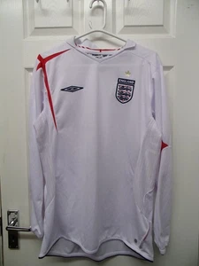 Umbro England Long Sleeve Shirt, White, Size L, Official Product - #3104 - Picture 1 of 8