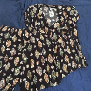 Conjunto de 2 piezas cortas y blusa vintage California Krush talla 22/24 nuevo con etiquetas años 90’s - Imagen 1 de 6