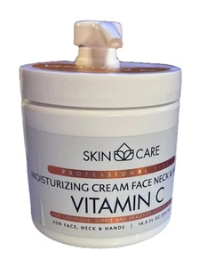 1 Crystal Line Health & Beauty 16.9oz Skin Care Vitamin C Moisturizing Cream - Picture 1 of 5