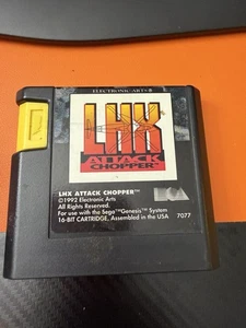 LHX Attack Chopper (Sega Genesis, 1992) Cleaned, Tested & Working Cartridge Only - Picture 1 of 10