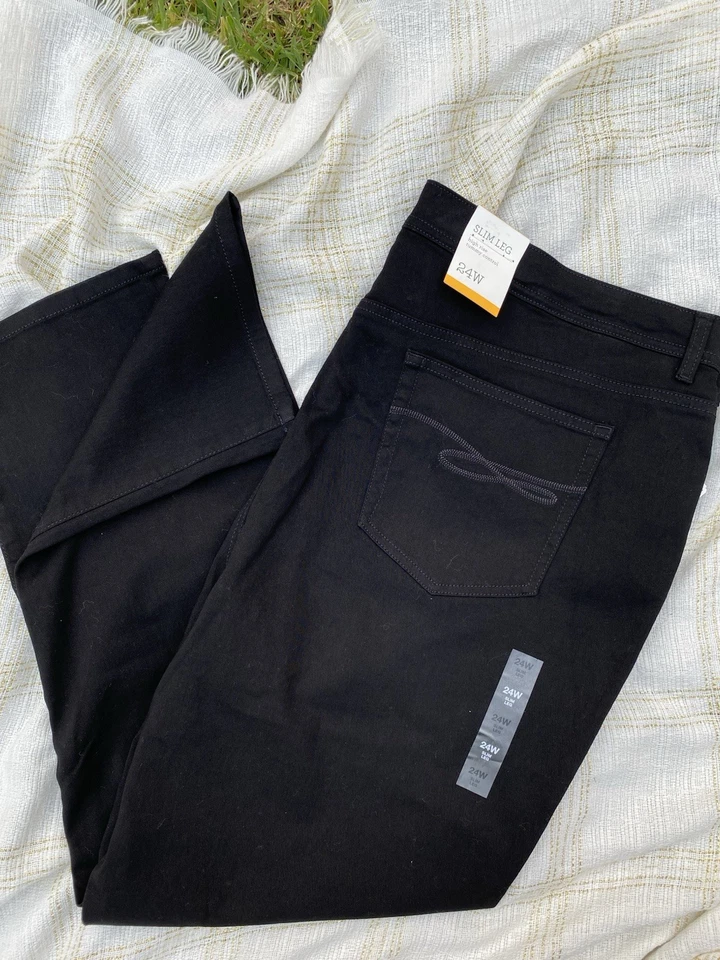 Style & Company Womens Black SKINNY Jeans Size 16