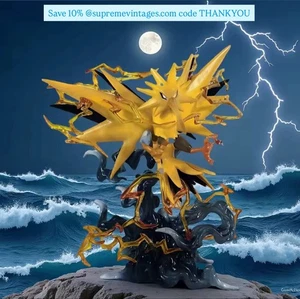 Pokemon Zapdos Action Figure Nintendo Jazwares Deluxe Legendary Bird 6” Toy NEW - Picture 1 of 6