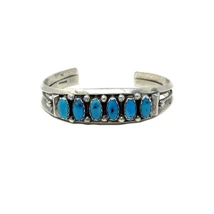 K Hallmark, Bracelet, Vintage, Circa 2000s, Sleeping Beauty, Navajo, 6 3/4" - Picture 1 of 4