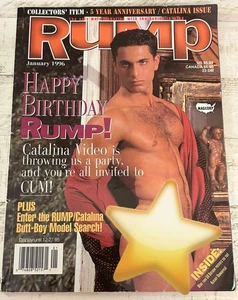 RUMP January 1996 Gay Interest Magazine Collector’s Anniversary/Catalina Issue - Picture 1 of 2
