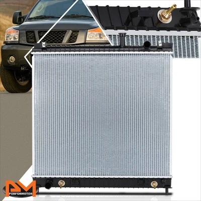 Radiador de repuesto de núcleo de aluminio OE para 04-15 Titan/Armada/Qx56 AT DPI-2691 Foto 1 de 4
