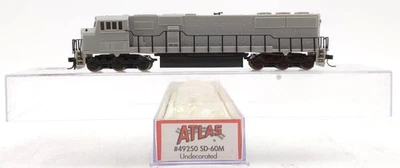 Atlas 49250 N Scale Undecorated SD-60M Diesel Locomotive LN/Box - Image 1 of 3