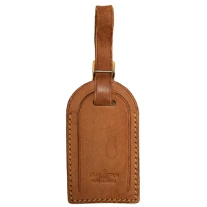 Original Louis Vuitton Vachetta Leder Gepäck Namensschild AA - Bild 1 von 6