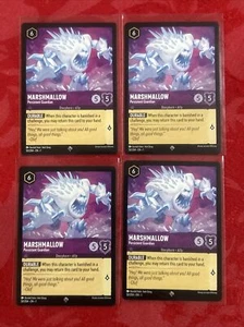 4x Disney Lorcana - Marshmallow - Persistent Guardian - Super Rare 50/204 x4 - Picture 1 of 7