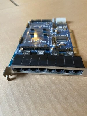 Digium Wildcard TDM800P 8 Port Analog Asterisk card PCI card TDM 800 - Image 1 of 4