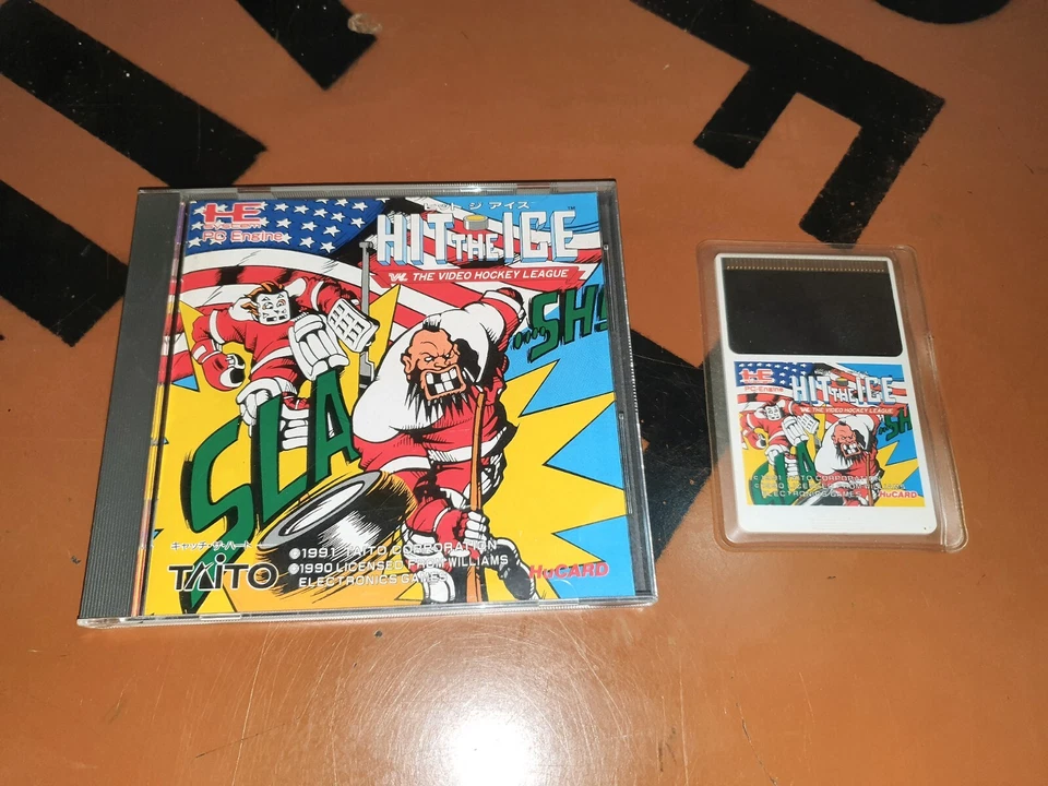 ## PC-Engine PCE HuCARD - Hit the Ice - TOP ## - Bild 1 von 1