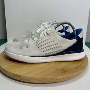 Kizik Men 9 Women 10.5 Lima Liberty White Blue Hands Free Shoes Sneaker - Picture 1 of 12