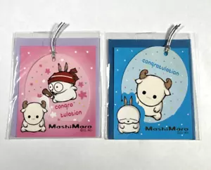 MashiMaro Etichetta Congratulazioni Etichetta Regalo Confezione da 2 Blu + Rosa Nuova - Foto 1 di 5