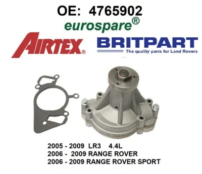 Bomba de agua EUROSPARE, AIRTEX LR3 Range Rover Sport V8 4,2 L 4,4 L V8 Foto 1 de 2