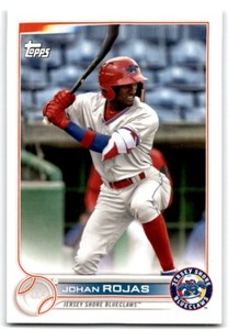 2022 TOPPS PRO DEBUT JOHAN ROJAS #PD-65