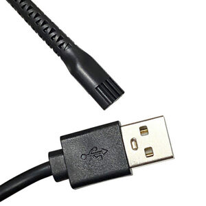 Câble de charge USB 5 V tondeuses à cheveux électriques bloc d'alimentation pour 8148/8591/8504