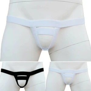 Neu-Herren Sexy T-Back Slip Sissy Ring Lock-Tanga G-String Unterwäsche Unterhose - Bild 1 von 11