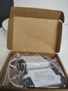 (2) 8-12W LED Driver AC 85-265V Output 24-48V DC Female Connector Transformer - Picture 1 of 4