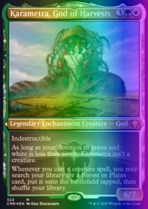 MTG Karametra, God of Harvests (522/794) Commander Legends LP FOIL- ETCHED - Picture 1 of 1