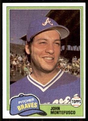 1981 Topps Traded John Montefusco Atlanta Braves #804 - Image 1 of 2