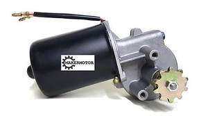 Motor de engranajes Makermotor 24v Baja velocidad 50 RPM Motor de engranajes DC + piñón de cadena de rodillos - Imagen 1 de 2